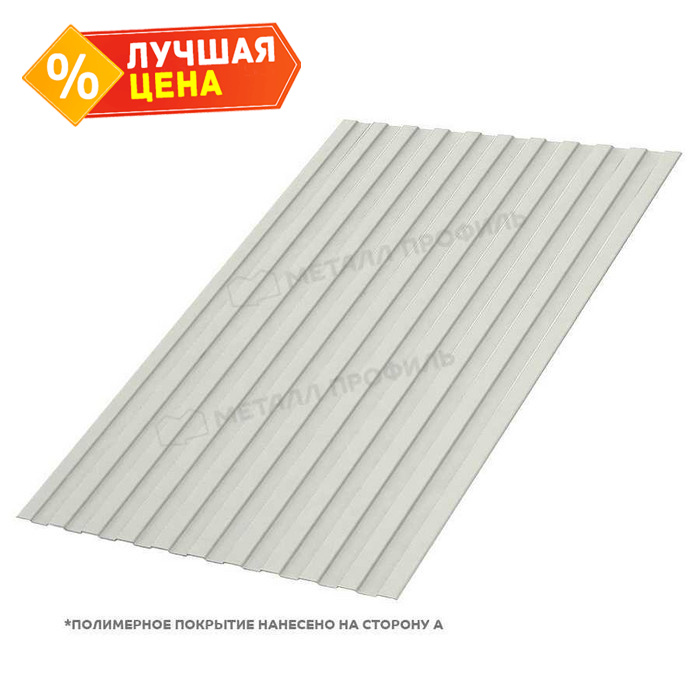 Профлист Металл Профиль С-8 0,5 Полиэстер RAL 9002 Серо-белый | B